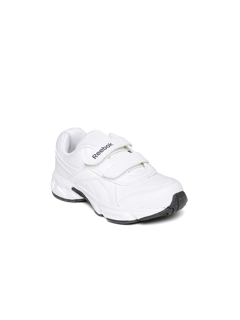 Reebok white school shoes store