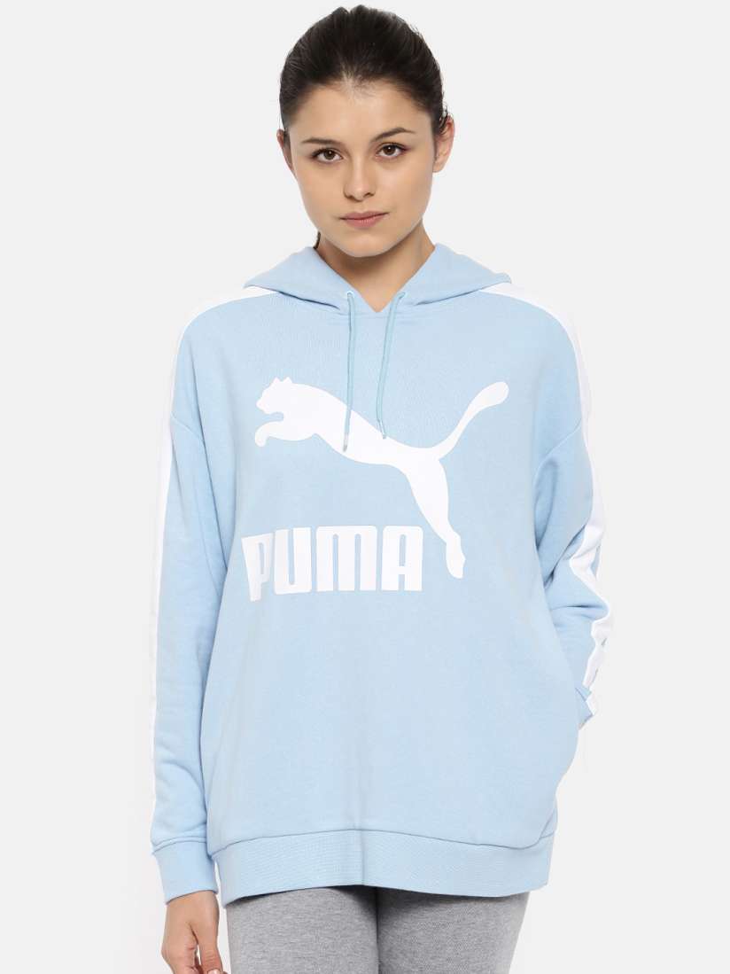 Puma classic logo t7 hoodie best sale