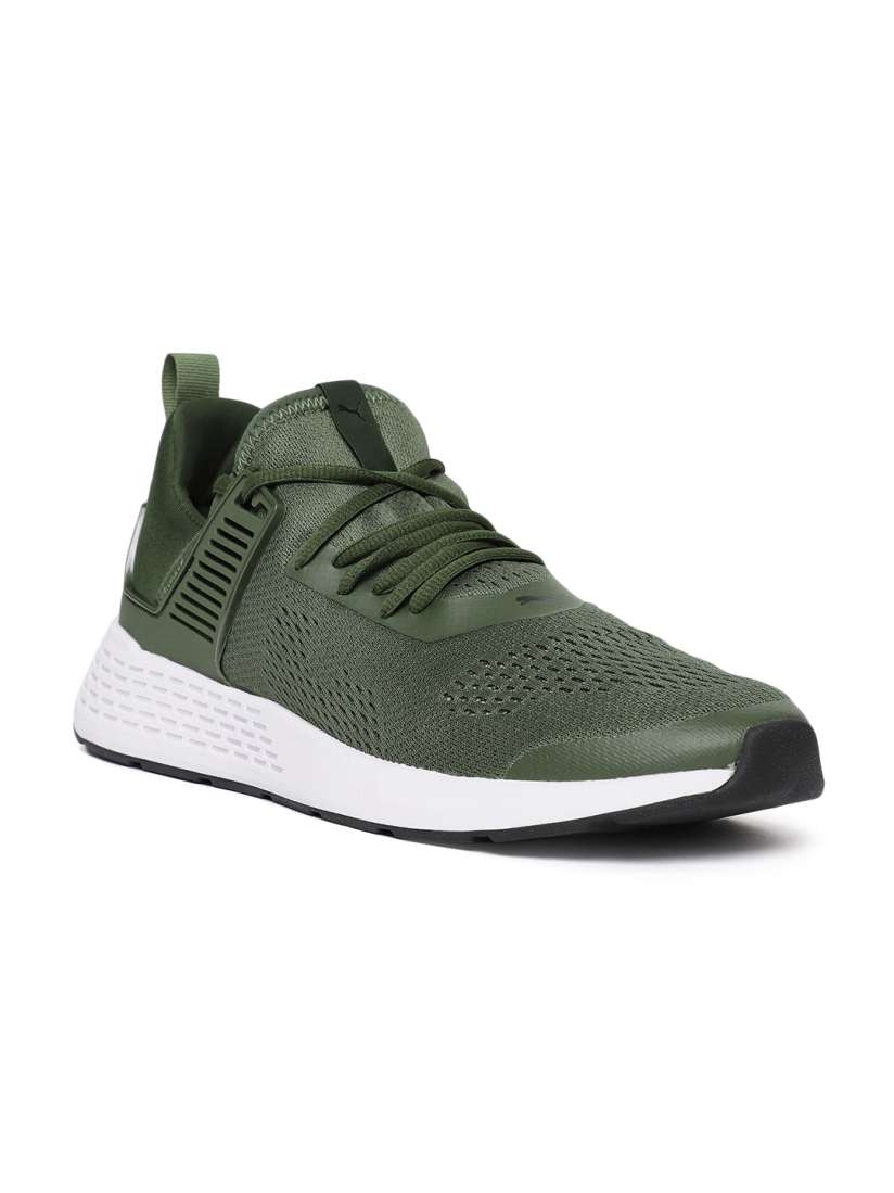 Buy Puma Men Olive Green Insurge Eng Mesh Sneakers Casual Shoes for Men 8159941 Myntra