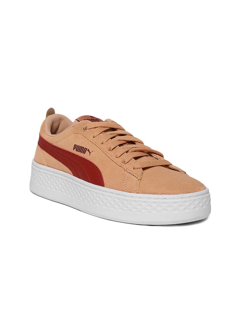 Puma Sneakers Puma Suede Platform Orange Suede Sneakers Peach Puma