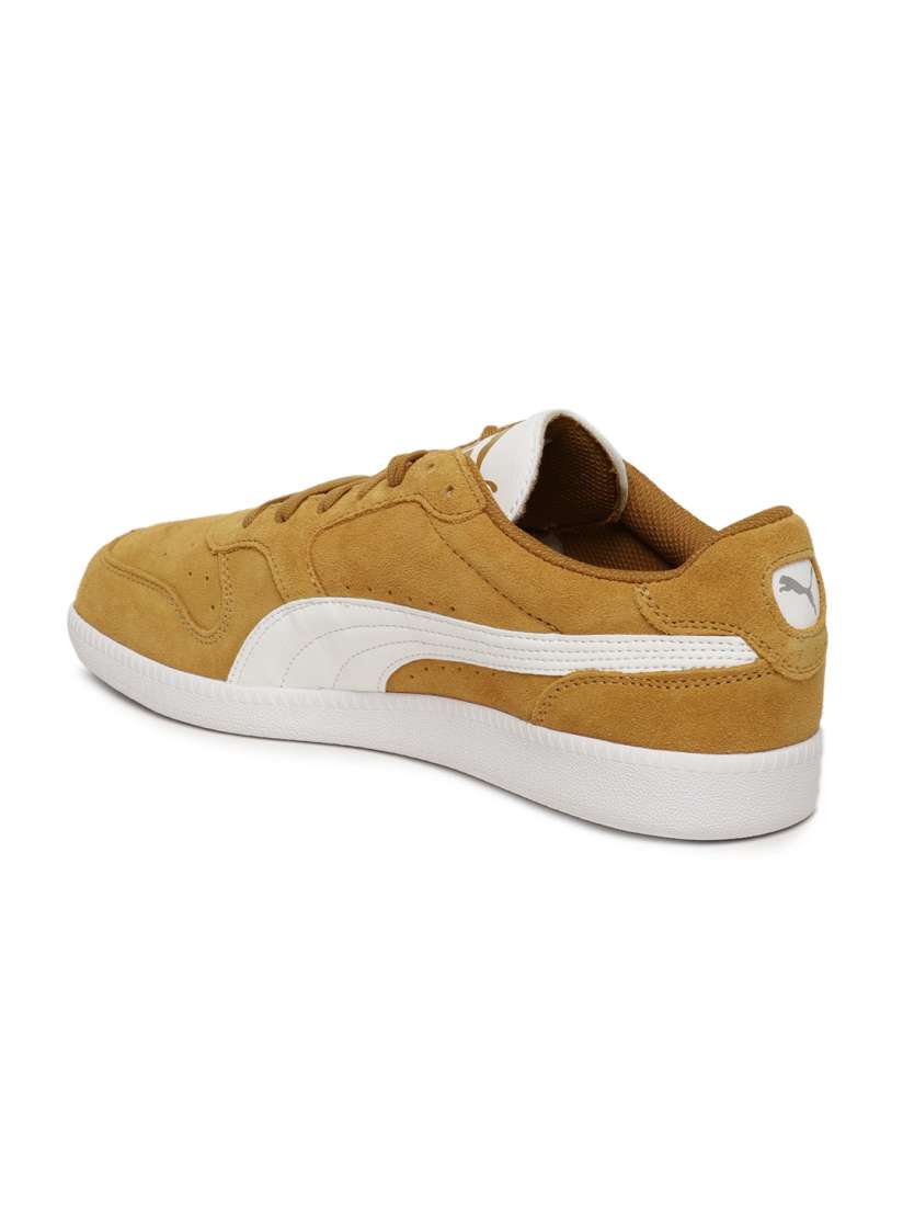 Buy Puma Men Mustard Brown Icra Trainer Suede Sneakers Casual Shoes for Men 7073037 Myntra