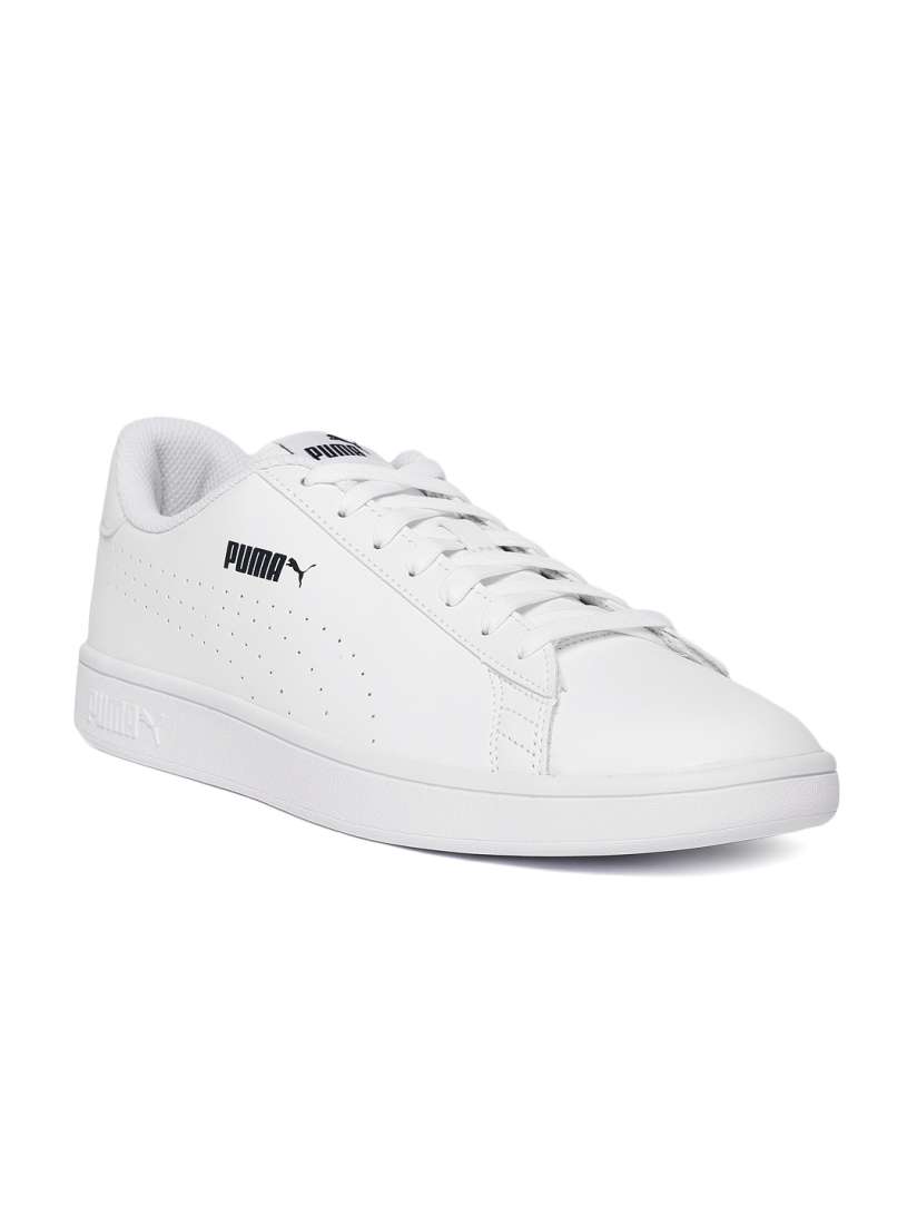 Buy Puma Men White Smash V2 Perforated Leather Sneakers Casual Shoes for Men 7073066 Myntra