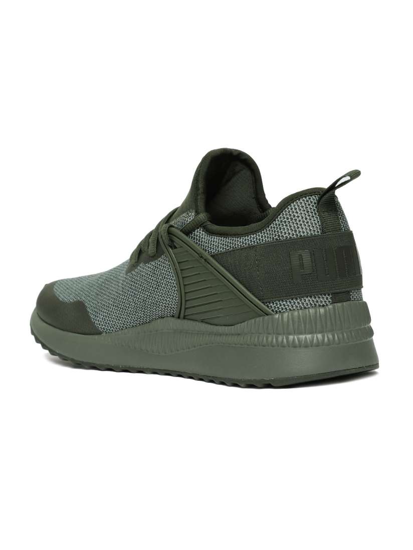 Buy Puma Men Olive Green Pacer Next Cage Knit Sneakers Casual Shoes for Men 7073088 Myntra