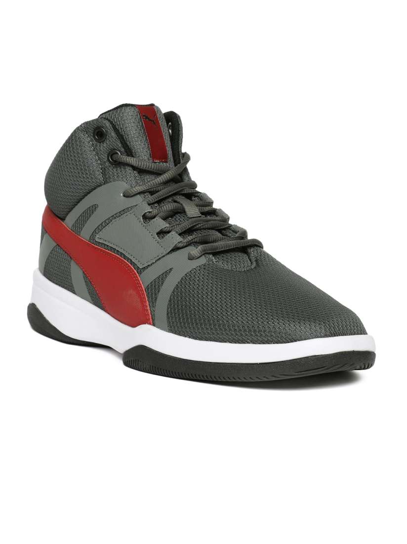 Buy Puma Men Black Maroon Rebound Street BSK IDP Mid Top Sneakers Casual Shoes for Men 7073091 Myntra