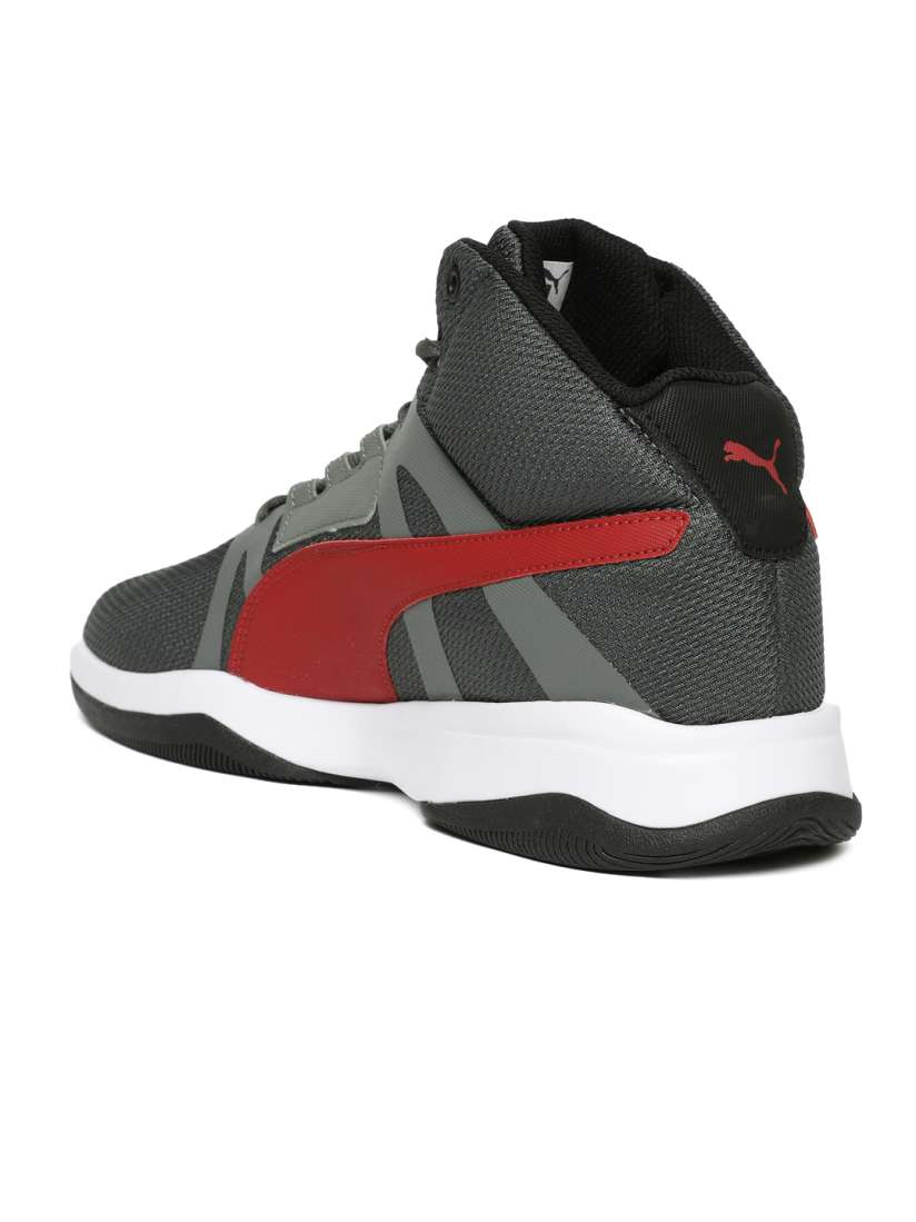 Buy Puma Men Black Maroon Rebound Street BSK IDP Mid Top Sneakers Casual Shoes for Men 7073091 Myntra