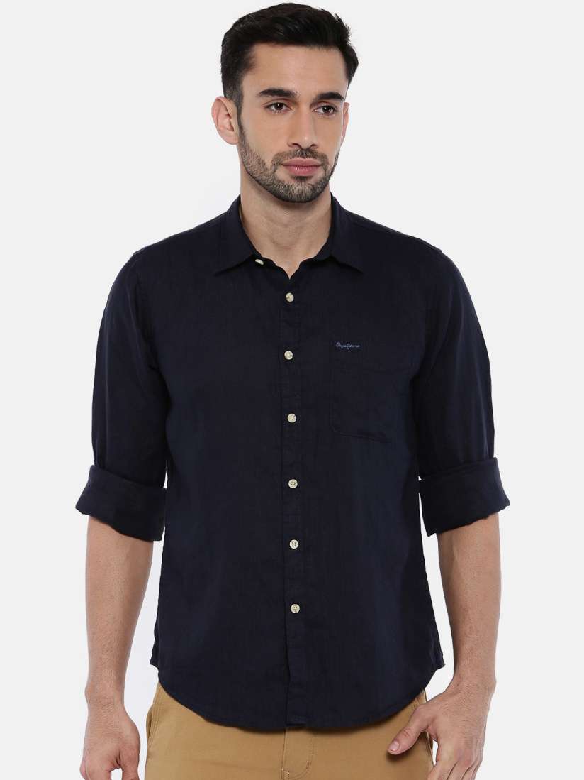 Myntra linen shirts on sale