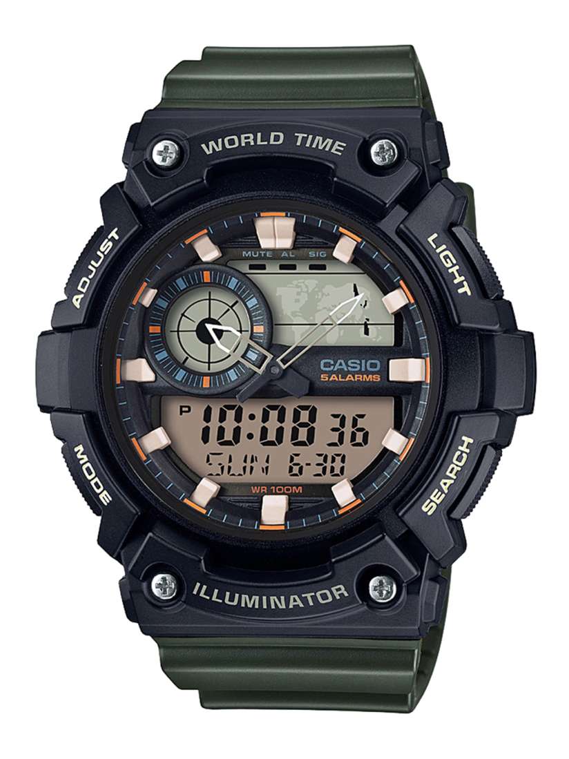 Buy CASIO Youth Series Men Black Dial Analog Digital Watch AEQ 200W 3AVDF AD225 Watches for Men 7080628 Myntra
