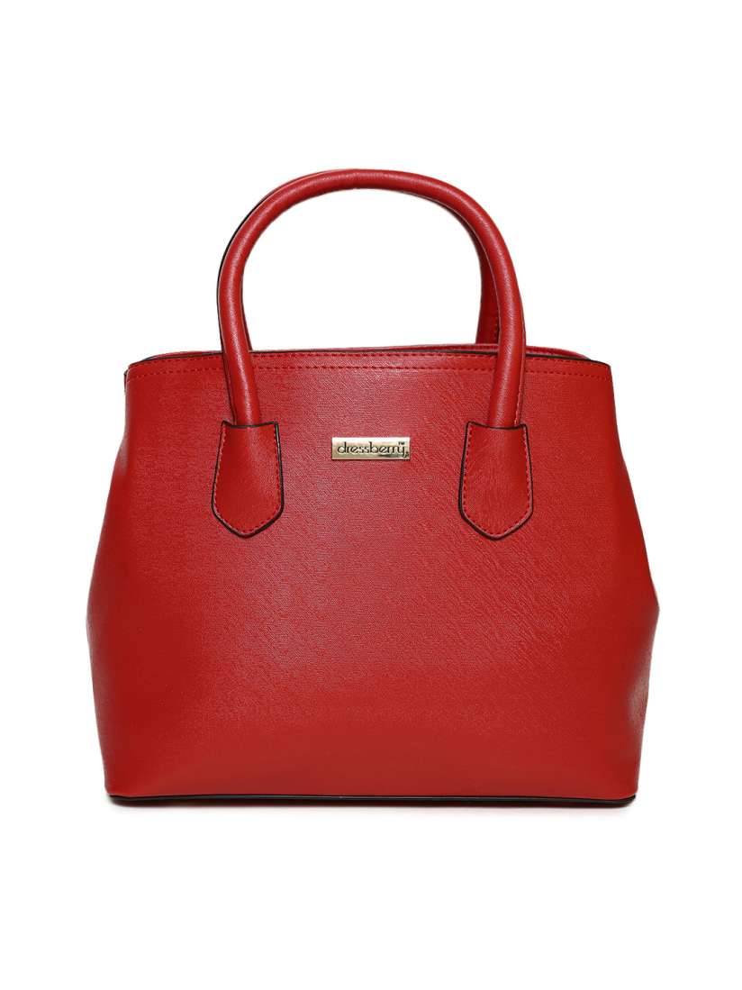 Buy DressBerry Red Solid Handheld Bag Handbags for Women 7085443 Myntra
