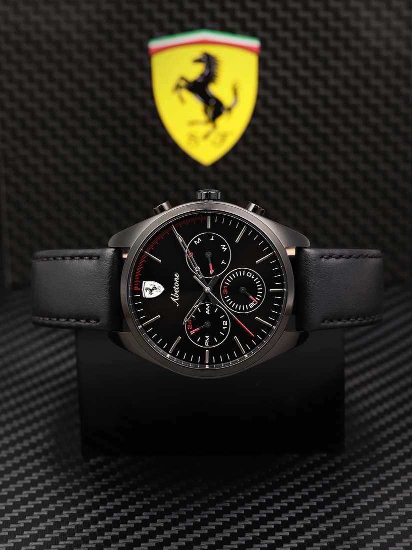 Buy SCUDERIA FERRARI Abetone Men Black Analogue Watch 0830503 Watches for Men 7085605 Myntra