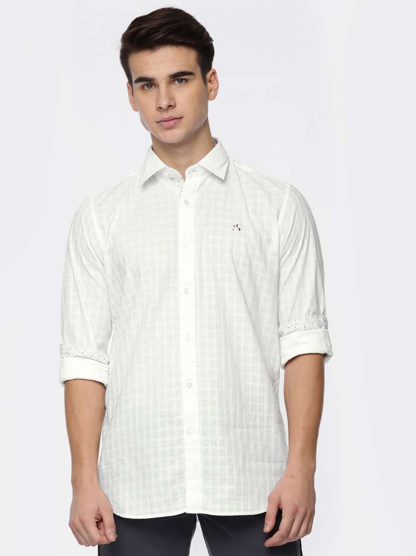 Raymond shirts white cheap
