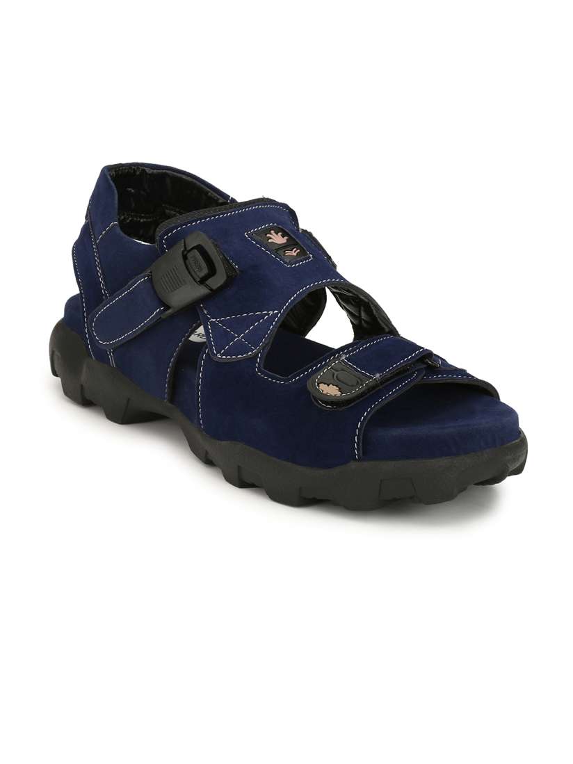 Buy SHOEGARO Men Navy Blue Comfort Sandals Sports Sandals for Men 7087656 Myntra