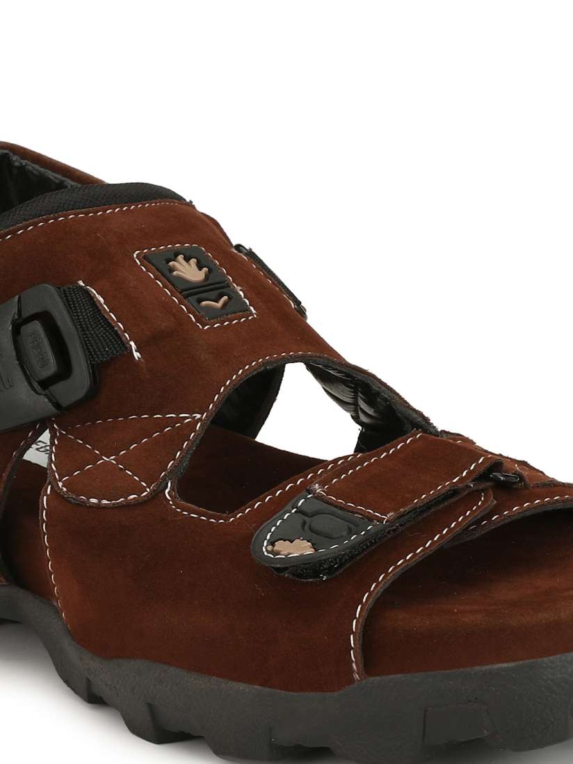 Buy SHOEGARO Men Brown Comfort Sandals Sports Sandals for Men 7087659 Myntra
