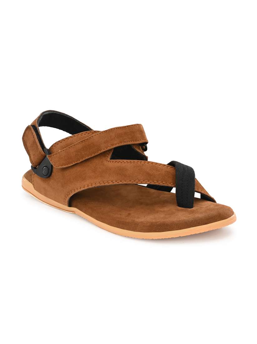 Buy SHOEGARO Men Tan Comfort Sandals Sandals for Men 7088024 Myntra