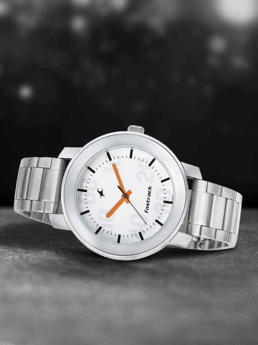 Buy Fastrack Men Silver Toned Dial Watch 3121SM01 Watches for Men 709037 Myntra