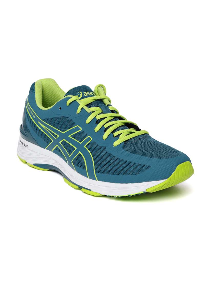 Asics gel-ds trainer 23 deep aqua/neon lime clearance