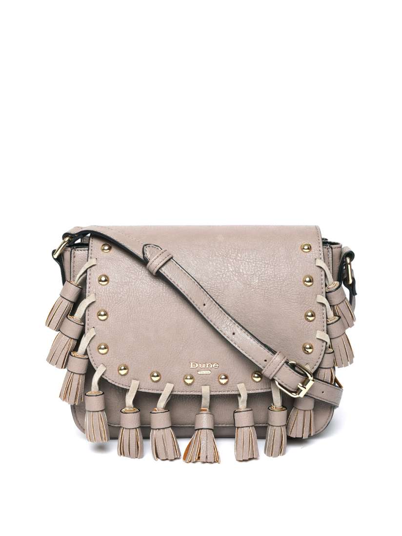 Buy Dune London Taupe Solid Sling Bag Handbags for Women 7094144 Myntra
