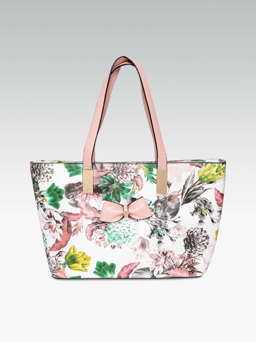 Buy Dune London White Pink Floral Print Shoulder Bag Handbags for Women 7094157 Myntra