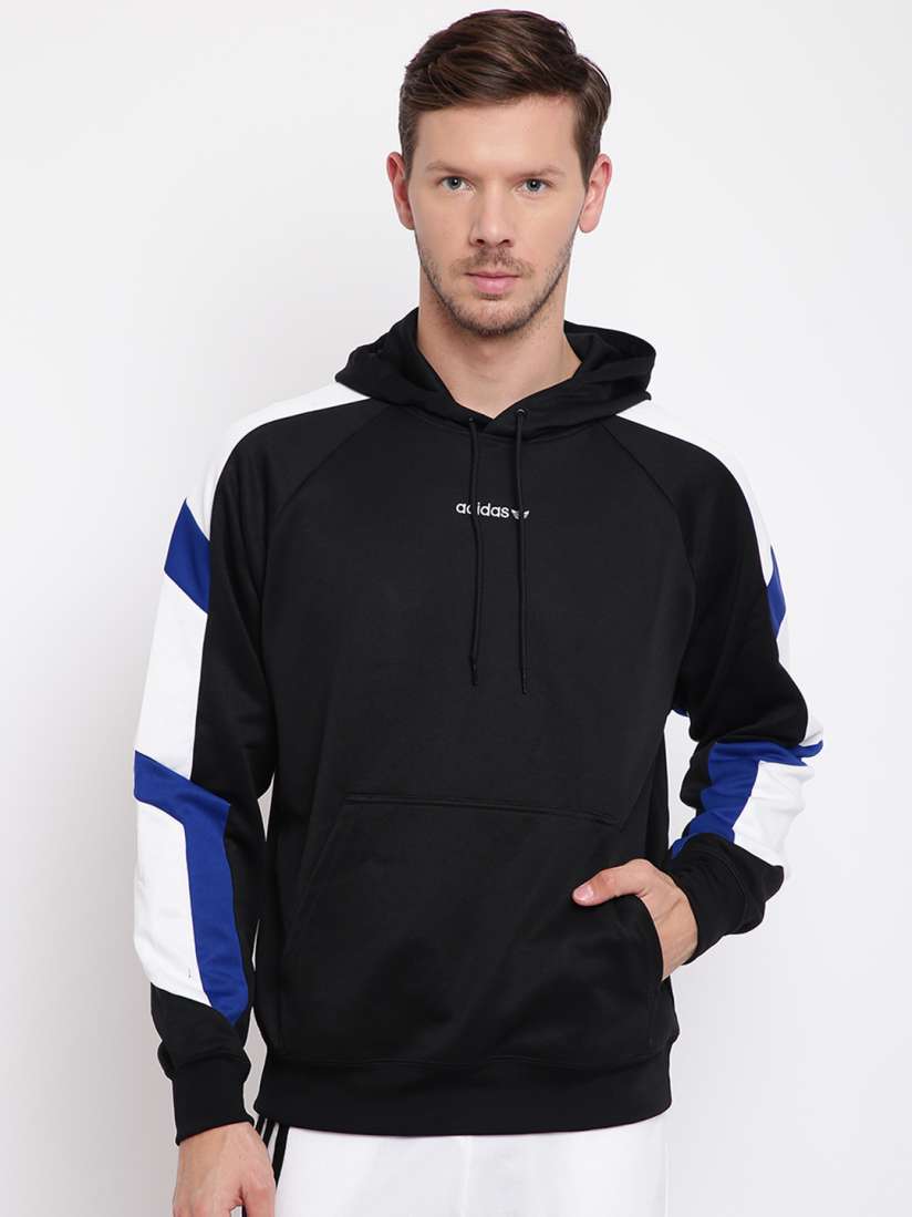 Buy ADIDAS Originals Men Black EQT Block Hoody Sweatshirt Sweatshirts for Men 7101217 Myntra