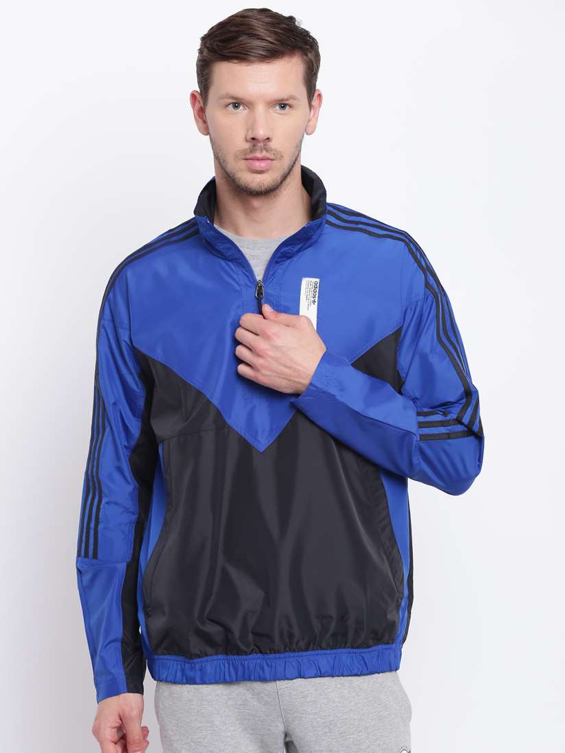 Buy ADIDAS Originals Men Blue Black NMD Colourblocked Track Jacket Jackets for Men 7101559 Myntra