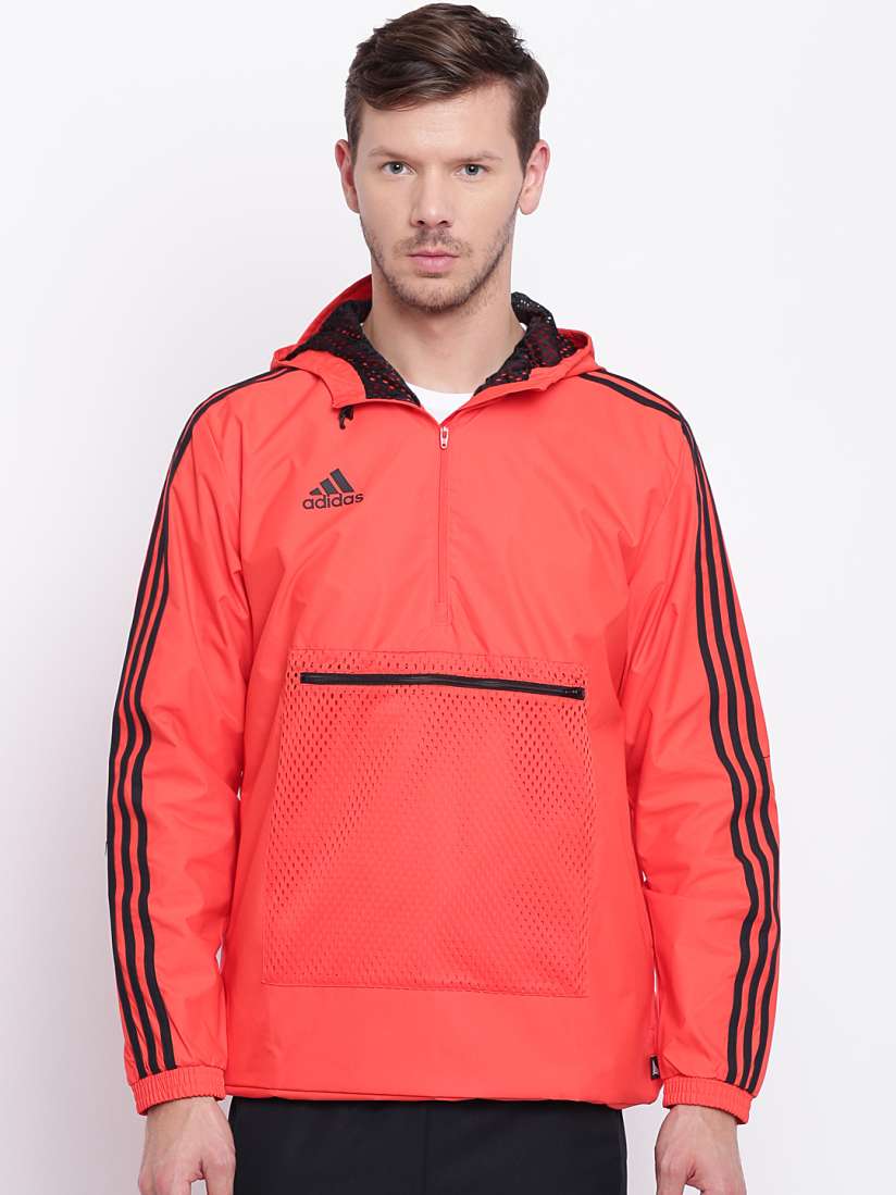 Buy ADIDAS Men Red Solid Tango Windbreaker Football Jacket Jackets for Men 7101625 Myntra