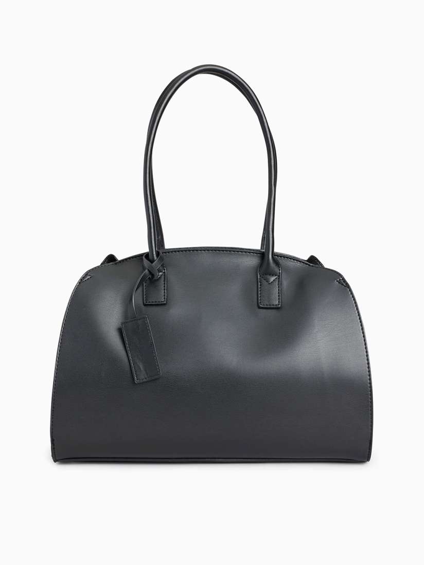Buy next Black Solid Tote Bag Handbags for Women 7105761 Myntra