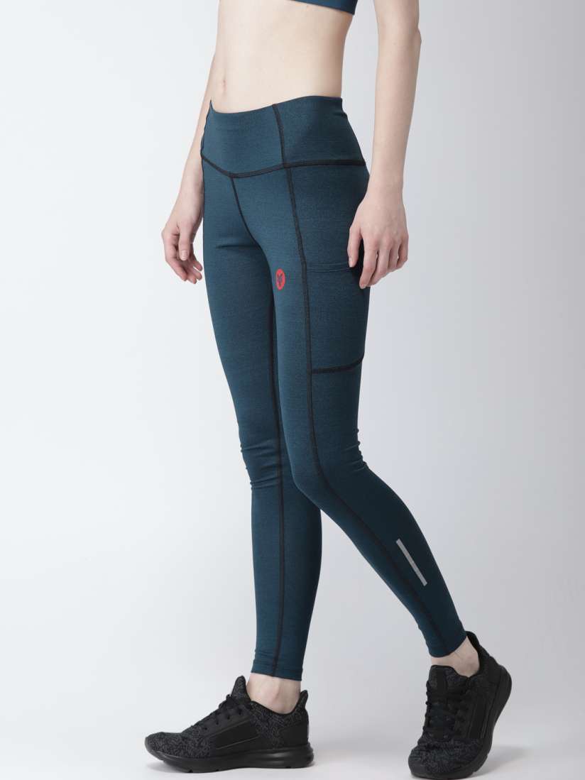 Buy 2GO Women Navy Solid Running Tights Tights for Women 7111881 Myntra
