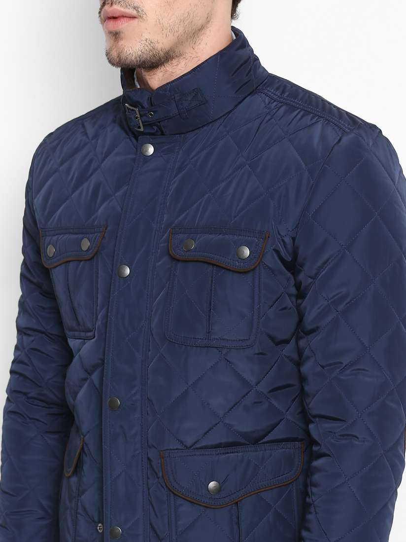 Red tape quilted jacket sales