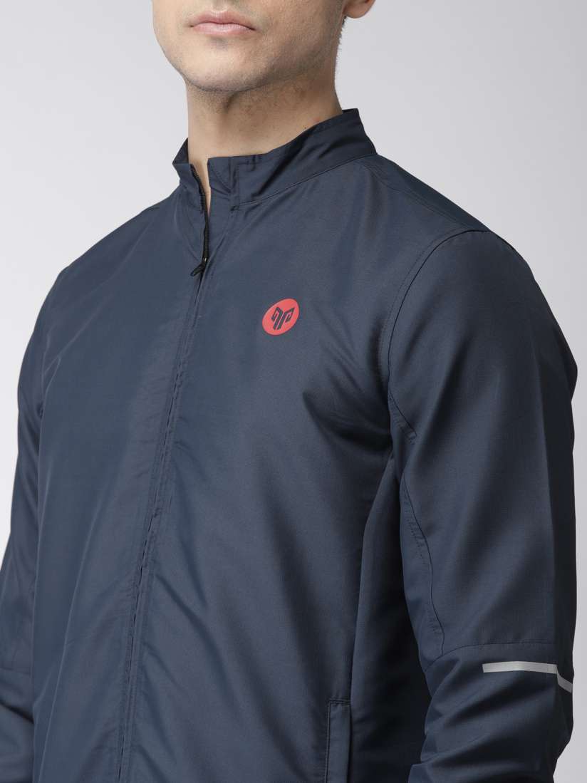 Buy 2GO Men Navy Blue Solid Sporty Running Jacket Jackets for Men 7116705 Myntra
