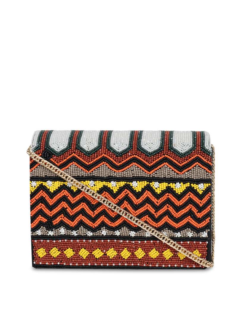 Buy Diwaah Multicoloured Embroidered Clutch Clutches for Women 7125147 Myntra