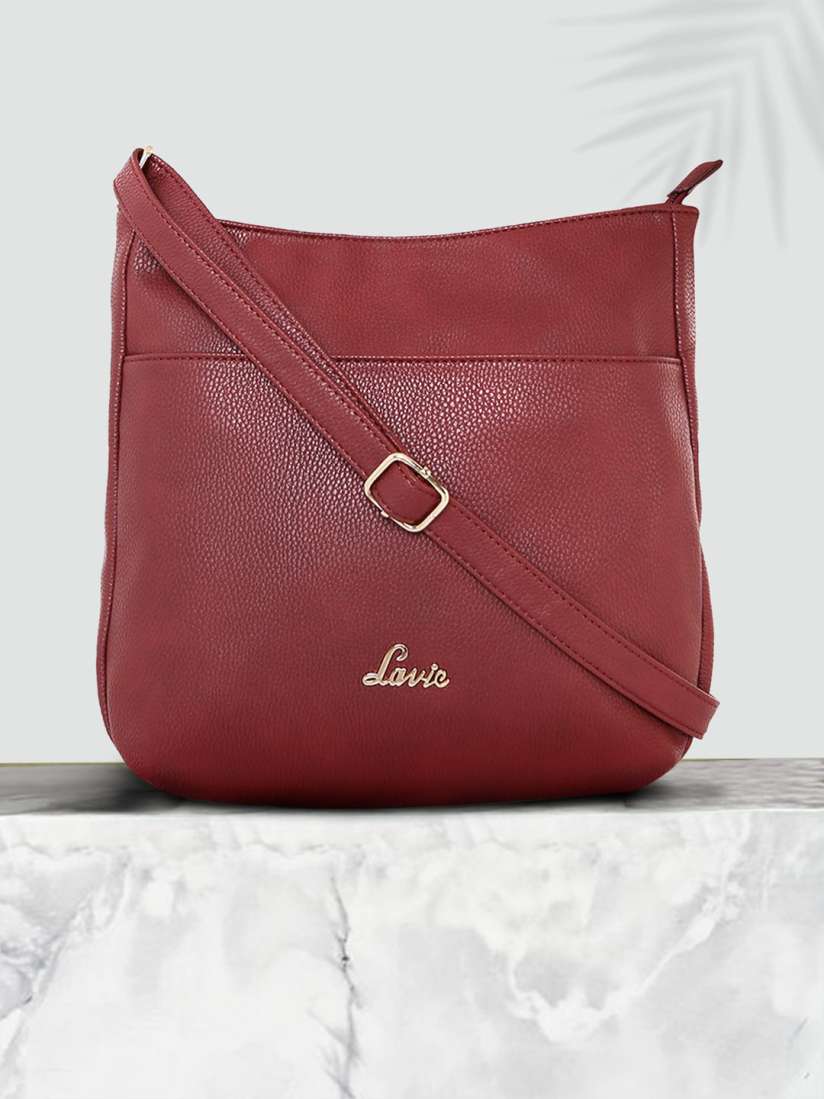 Buy Lavie Cetan U Base Women Maroon Solid Sling Bag Handbags for Women 7130595 Myntra