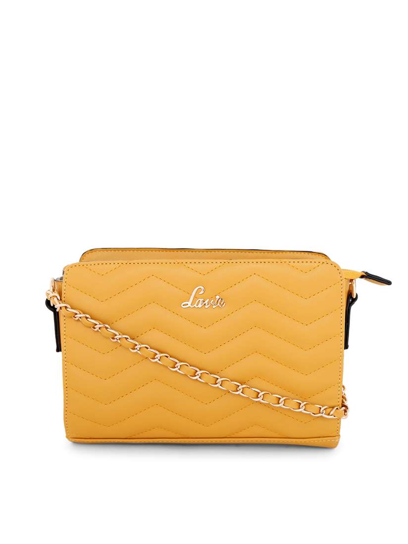 Lavie mustard yellow sling bag best sale