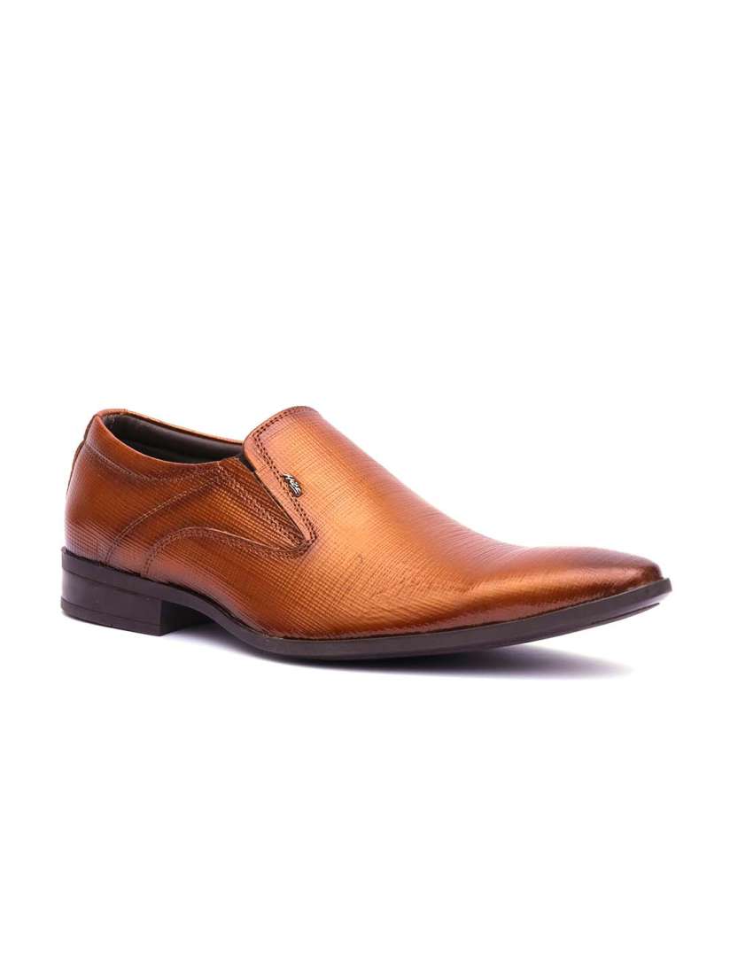 Buy Hitz Men Brown Formal Leather Slip on Shoes Formal Shoes for Men 7133054 Myntra