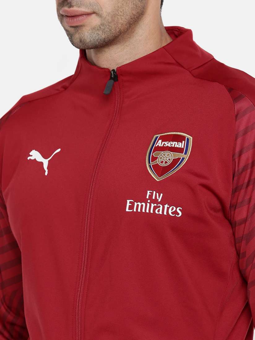 Buy Puma Red Arsenal FC STADIUM with Sponsor L Football Jacket Jackets for Men 7141279 Myntra