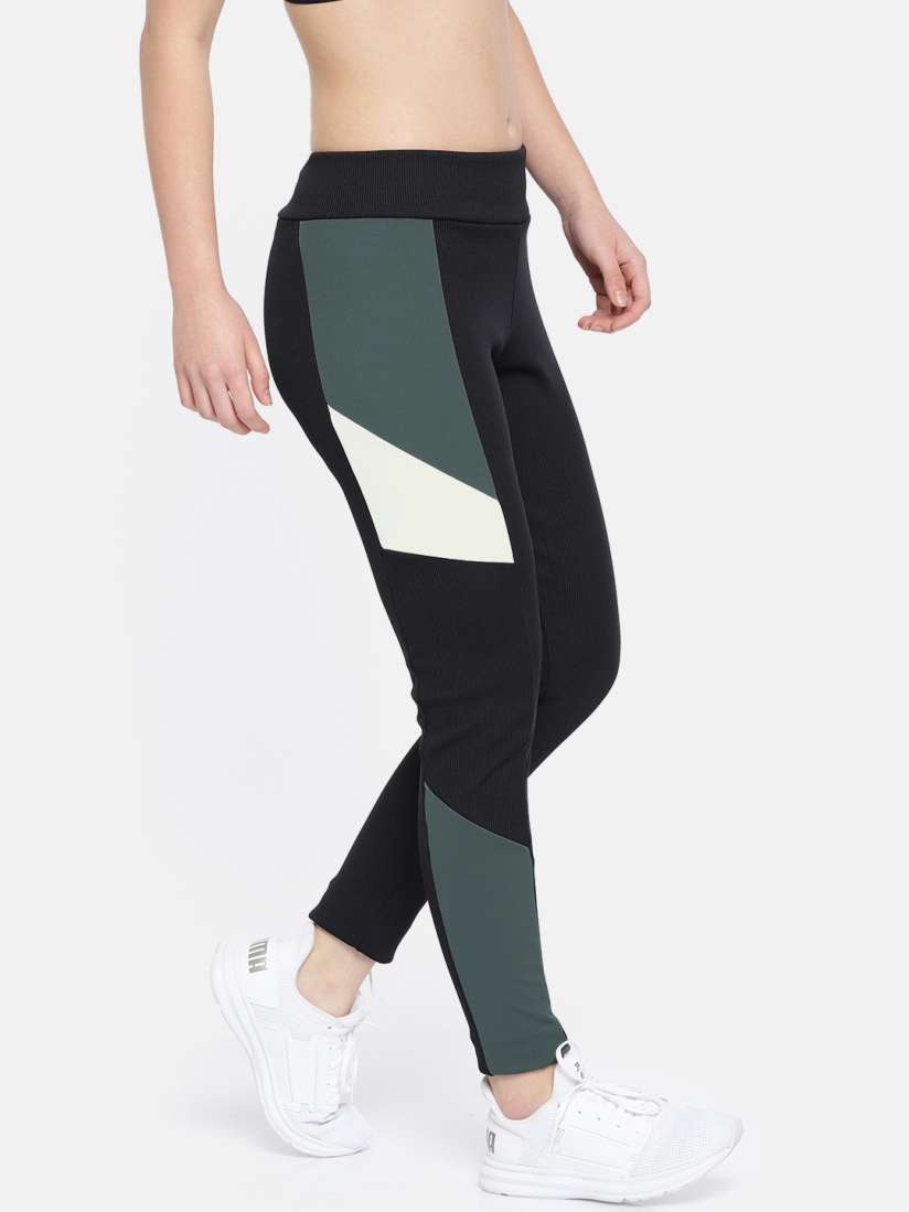 Buy Puma Women Black Solid Retro Rib DRY CELL Tights Tights for Women 8106051 Myntra