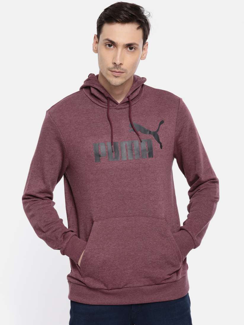 Buy Puma Men Purple Printed Elevated ESS Hoody TR Sweatshirt Sweatshirts for Men 7141315 Myntra