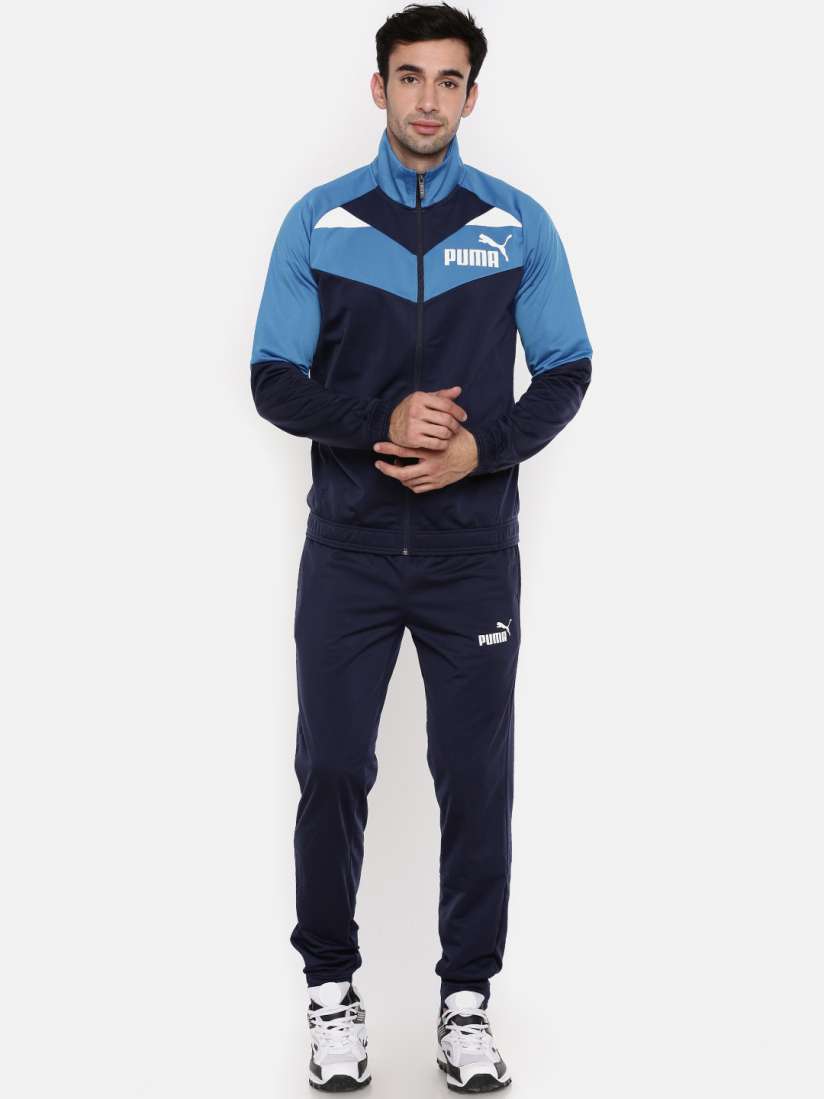 Buy Puma Navy Iconic Tricot Suit Cl Track Suit Tracksuits for Men 7141360 Myntra