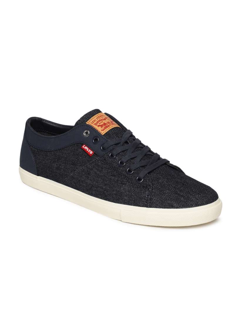 Levi's men's woods navy blue sneakers shop