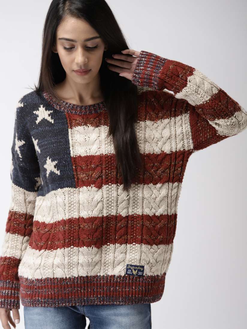Superdry blue sweater discount