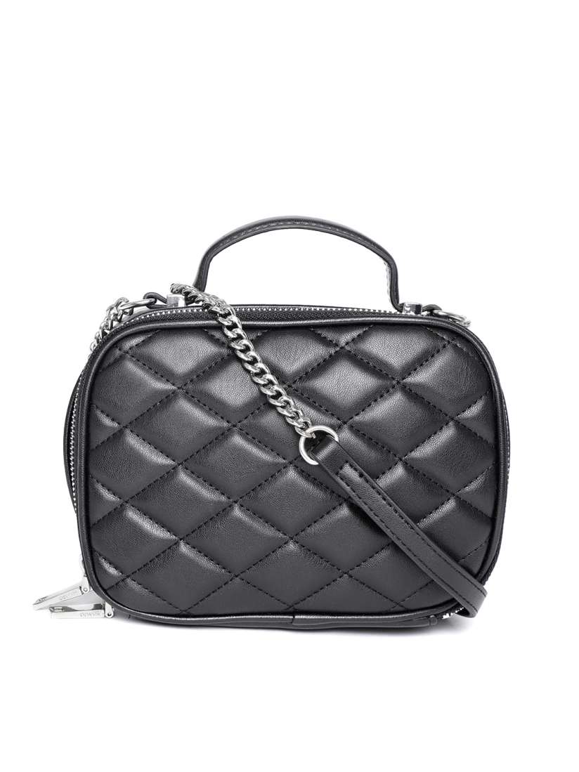 Buy MANGO Black Quilted Sling Bag Handbags for Women 7161740 Myntra