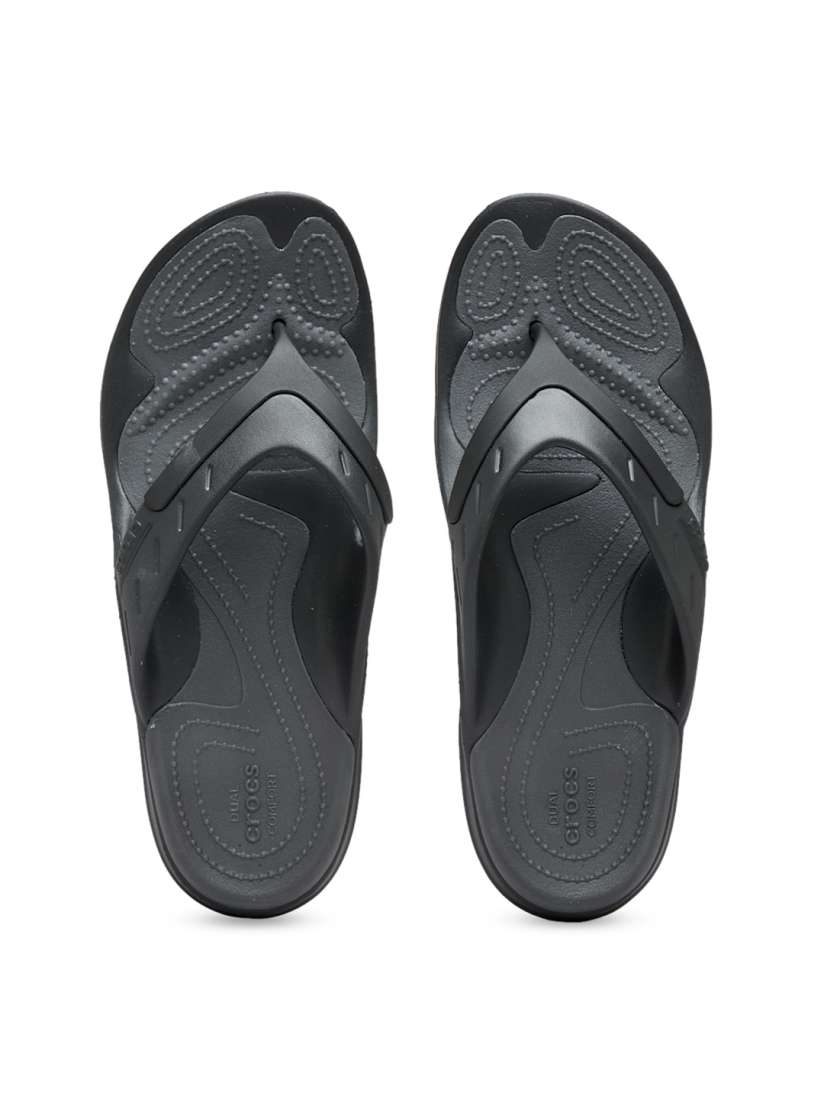 Buy Crocs Modi Men Black Solid Thong Flip Flops Flip Flops for Men 7178318 Myntra