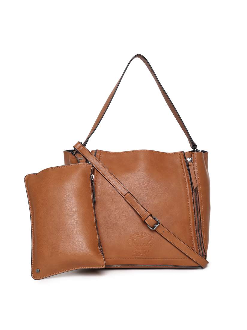 Buy Superdry Tan Solid Shoulder Bag Handbags for Women 7185607 Myntra