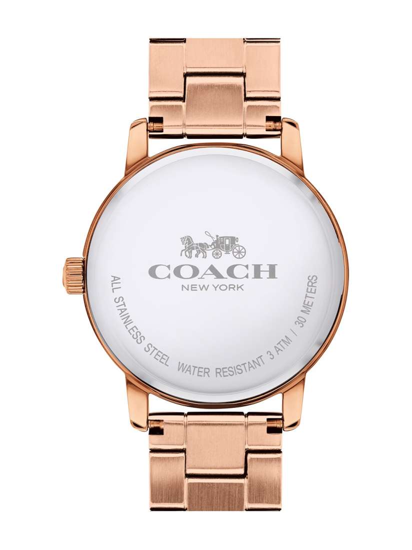 Coach ladies watch rose gold online