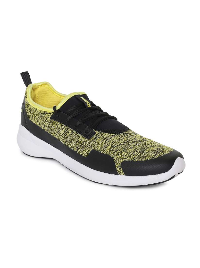 Buy Puma Men Black Yellow Stride Evo IDP Sneakers Casual Shoes for Men 7188897 Myntra
