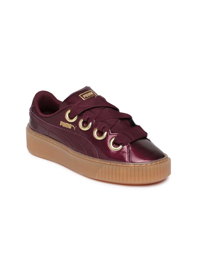 Puma basket kiss platform women's top