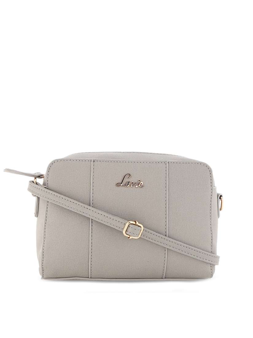 Buy Lavie Grey Solid Sling Bag Handbags for Women 7192633 Myntra