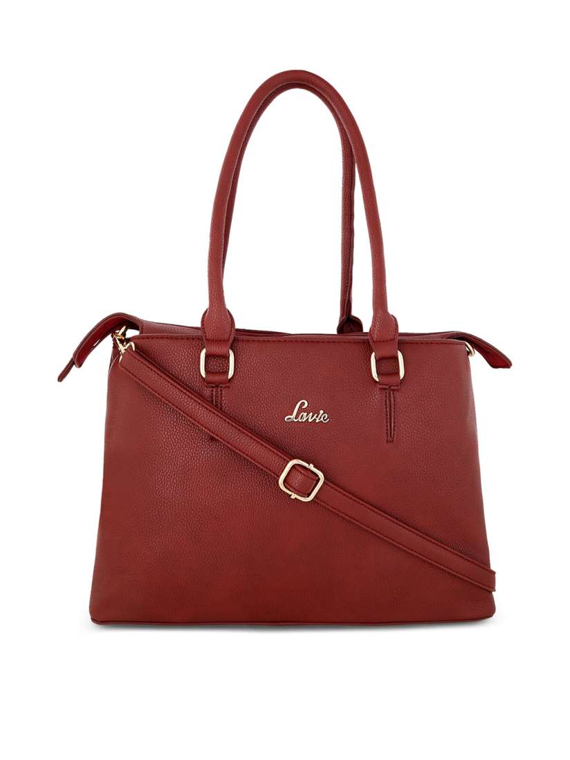 Buy Lavie Maroon Solid Shoulder Bag Handbags for Women 7192670 Myntra