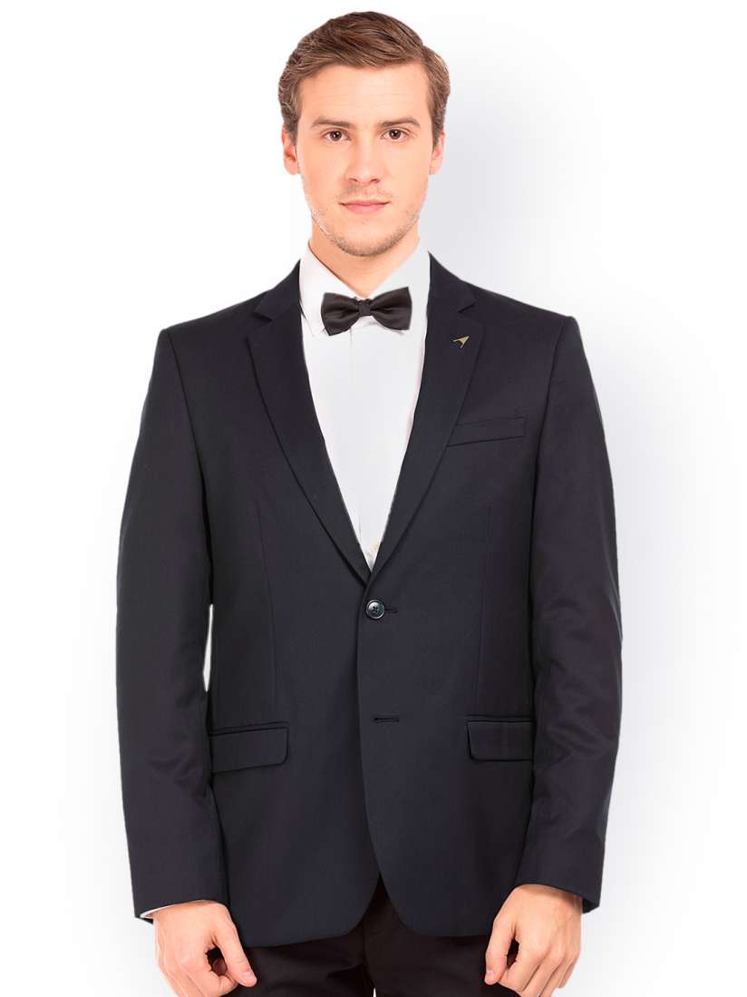 Buy Arrow Men Navy Tailored Fit Single Breasted Blazer Blazers for Men 7195992 Myntra