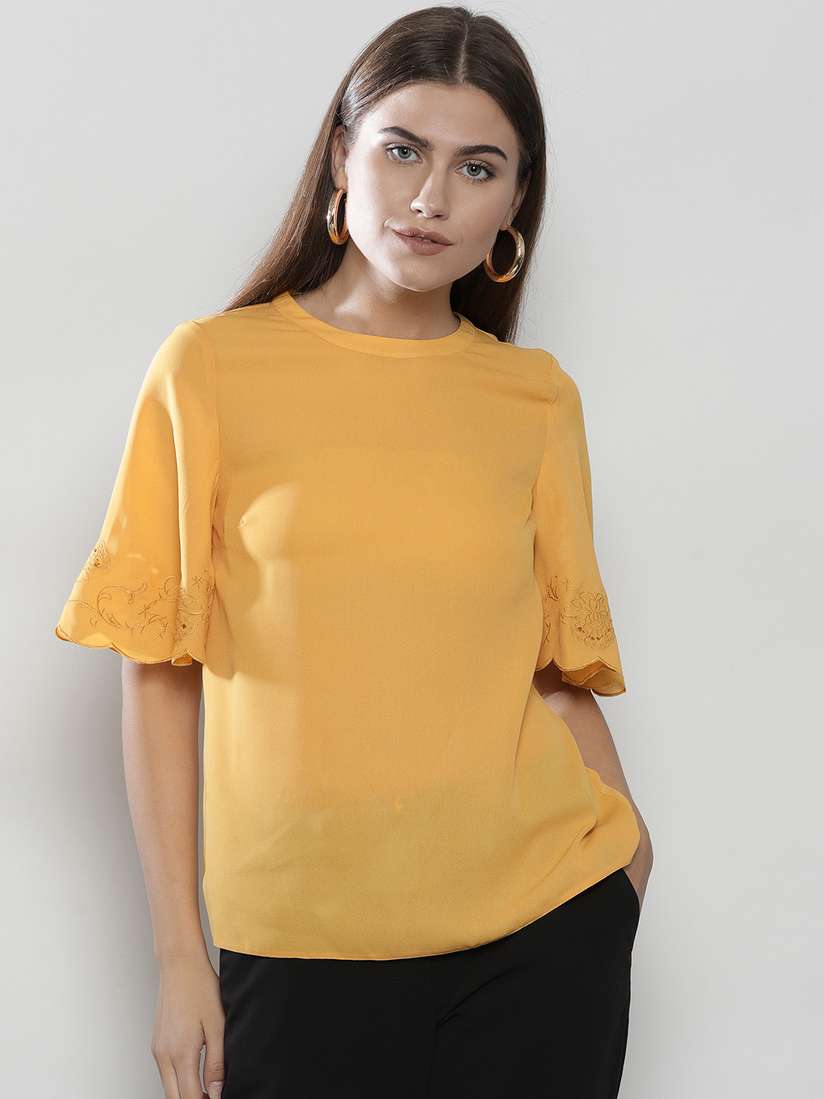 dorothy perkins yellow top