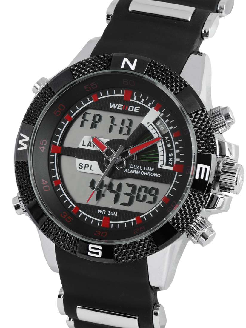 Buy WEIDE Men Black Analogue and Digital Watch WH1104 Watches for Men 7207706 Myntra