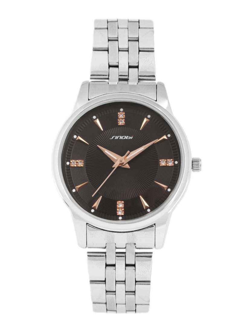 Buy Sinobi Women Black Embellished Analogue Watch 11S9613L04 Watches for Women 7209691 Myntra